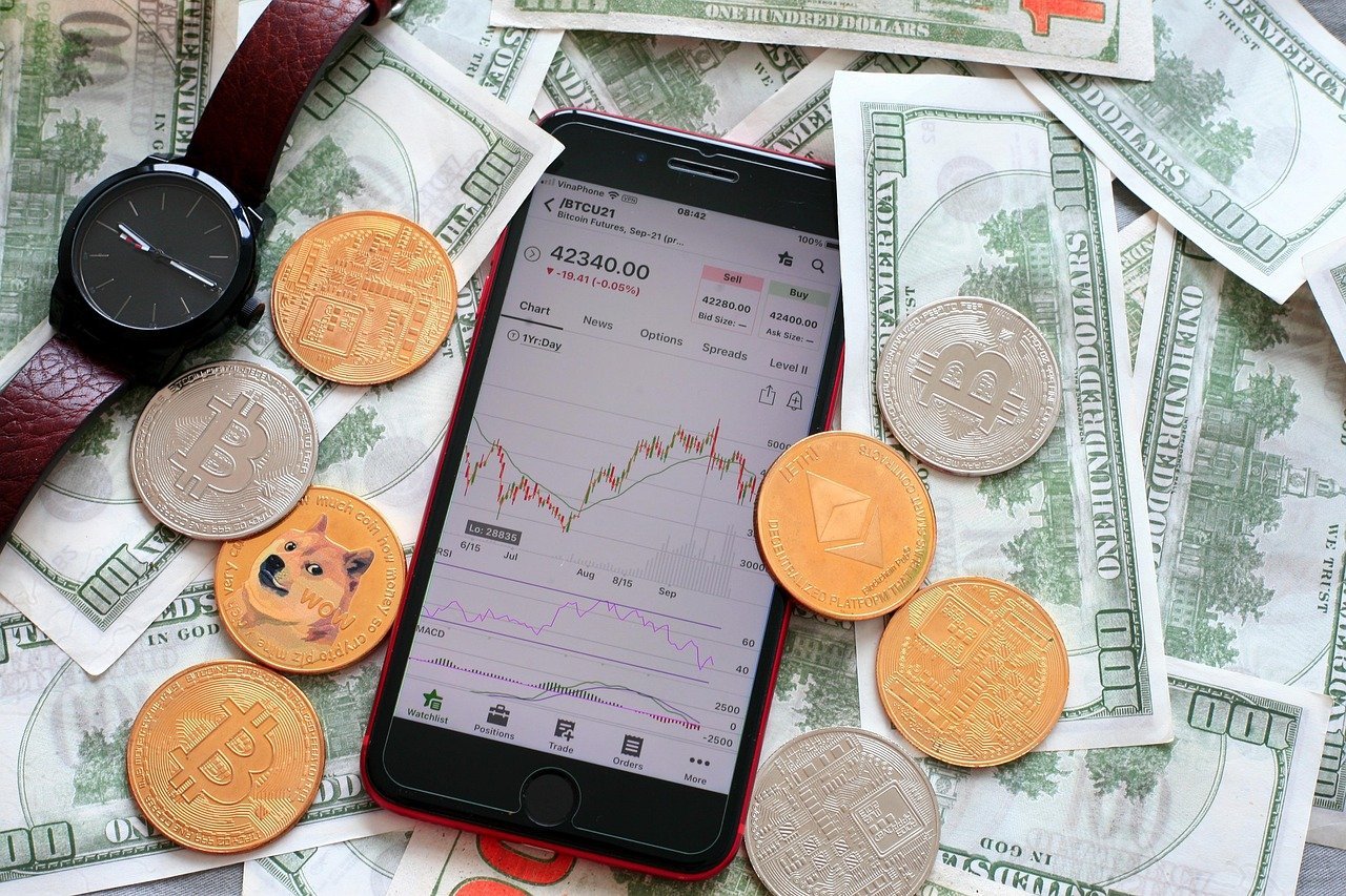 Comparison of Bitcoin and Ethereum price charts, representing ETF types