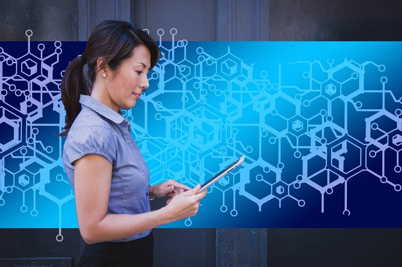 Digital representation of a Merkle Tree ensuring blockchain data integrity