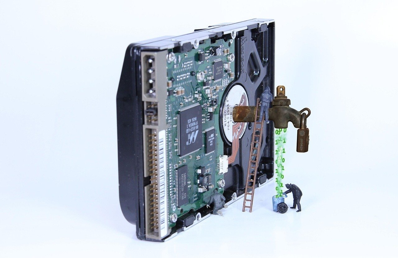 Abstract representation of data privacy with a lock and hidden information