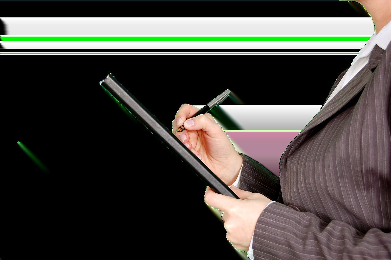 Detailed checklist and magnifying glass over programming code